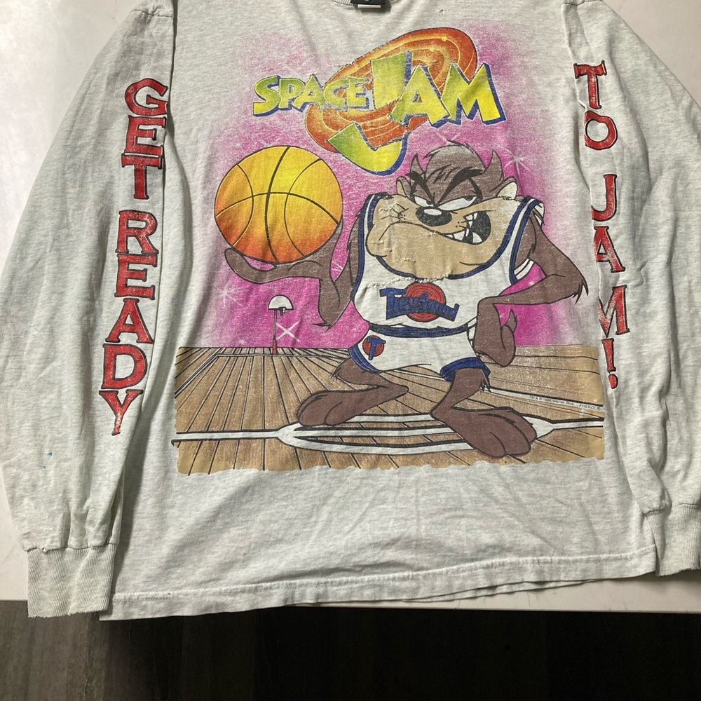 Space Jam Graphic Long Sleeve Shirt